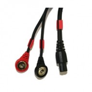 Cable Compex 6 Pins SNAP Negro/Rojo