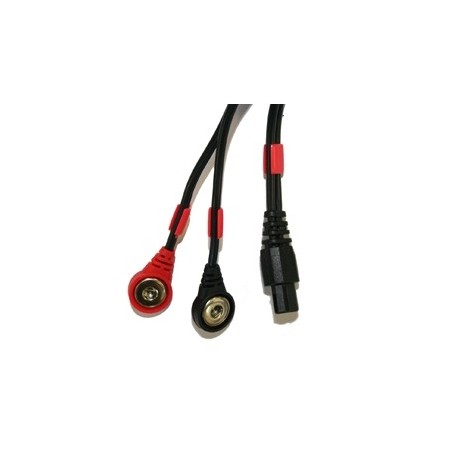 Cable Compex 6 Pins SNAP Negro/Rojo