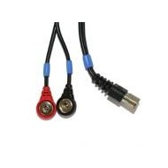 Cable Compex 8 Pins SNAP Negro/Azul