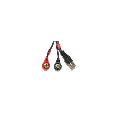 Cable Compex 8 Pins SNAP Negro/Rojo
