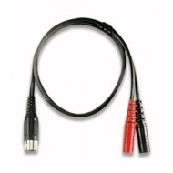 Cable conexión electrodos Gymna-Uniphy 6 DIN - 4mm.