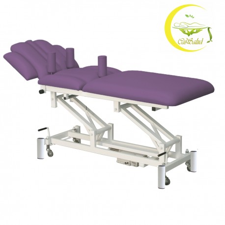 Camilla eléctrica de 3 cuerpos con orificio facial