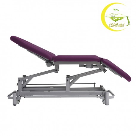 Camilla eléctrica de 3 cuerpos con orificio facial