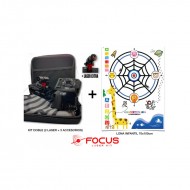 Focus Kit Completo DOBLE (x2 Láser) + Lona Infantil